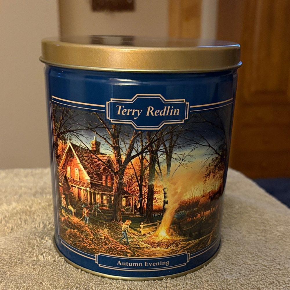 Autumn Evening Decorative Tin